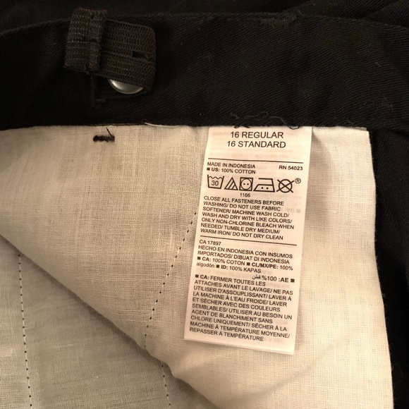 Old Navy Boys Skinny Black Pants Size 16R - Picture 10 of 10
